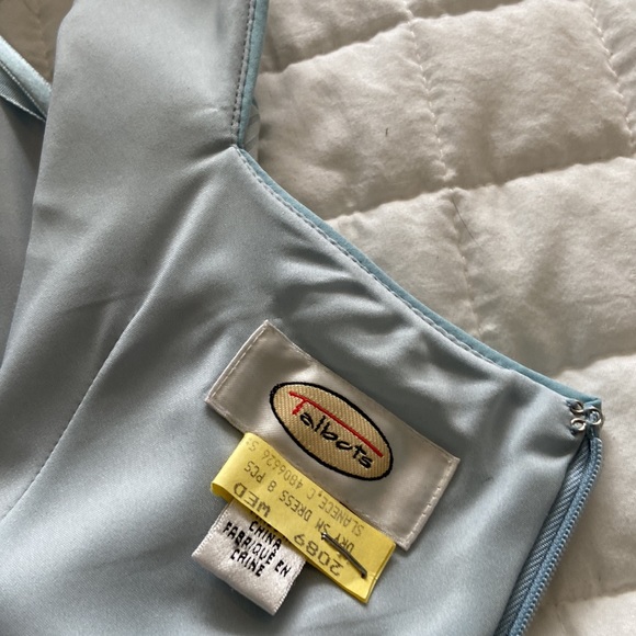 Adorable vintage dress  from Talbots - pencil skirt- blue size 8 - Picture 7 of 7